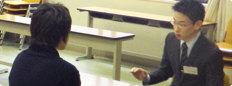 国家資格をもつ先輩達との懇談会