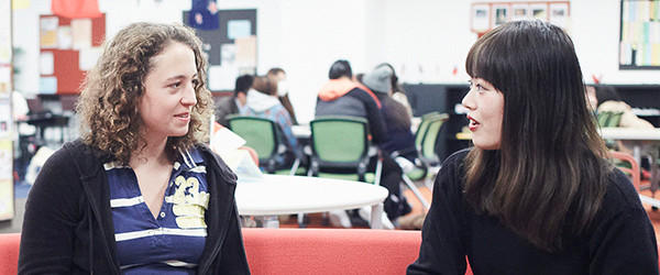 Point 02 ステップアップしながら学ぶ英会話で、留学準備としても最適。